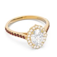 Halo Pave Pulla Ring