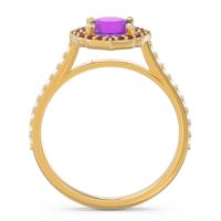 Halo Pave Pulla Ring