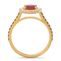 Halo Pave Pulla Ring