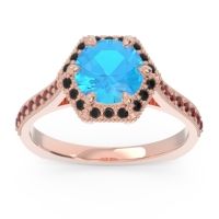 Halo Milgrain Pave Karkata Ring