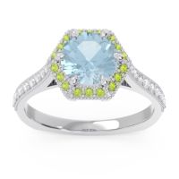 Halo Milgrain Pave Karkata Ring