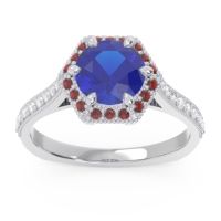 Halo Milgrain Pave Karkata Ring