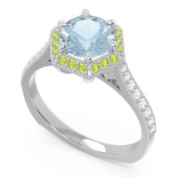 Halo Milgrain Pave Karkata Ring