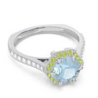 Halo Milgrain Pave Karkata Ring