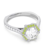 Halo Milgrain Pave Karkata Ring