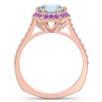 Halo Milgrain Pave Karkata Ring