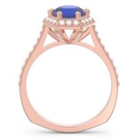 Halo Milgrain Pave Karkata Ring