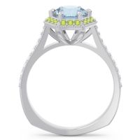 Halo Milgrain Pave Karkata Ring