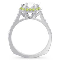 Halo Milgrain Pave Karkata Ring