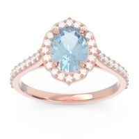 Halo Pave Oval Tapas Ring