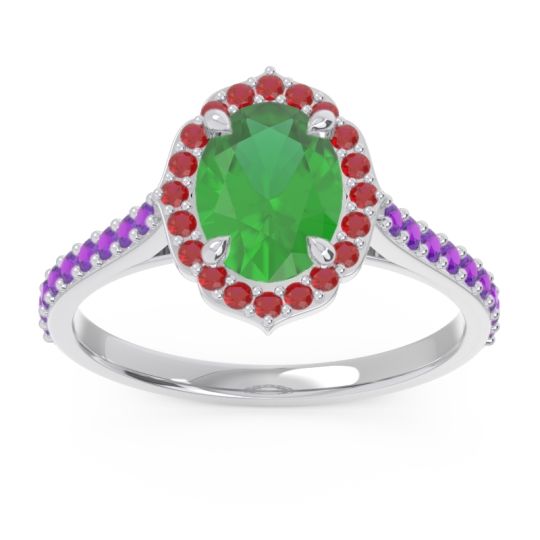 Halo Pave Oval Tapas Ring