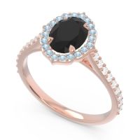 Halo Pave Oval Tapas Ring
