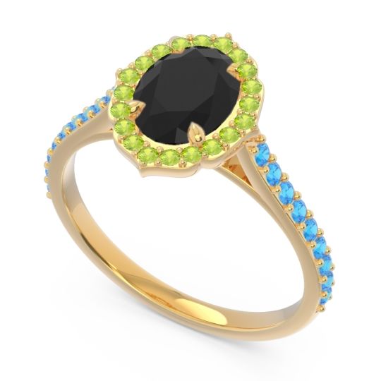 Halo Pave Oval Tapas Ring