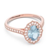 Halo Pave Oval Tapas Ring