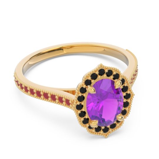 Halo Pave Oval Tapas Ring