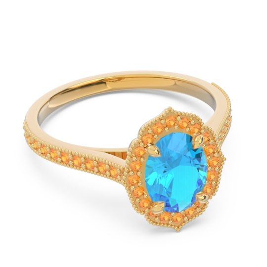 Halo Pave Oval Tapas Ring