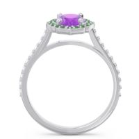 Halo Pave Oval Tapas Ring
