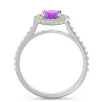 Halo Pave Oval Tapas Ring