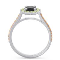 Halo Pave Oval Tapas Ring