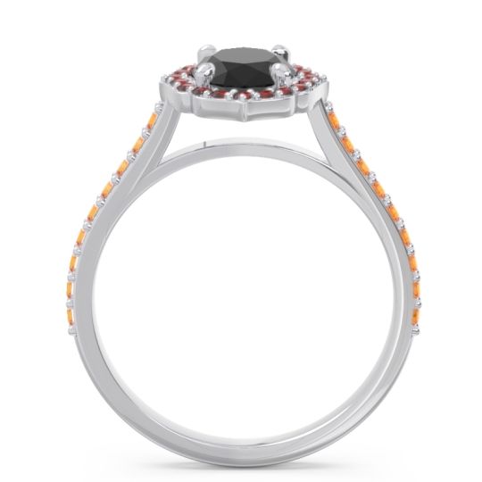 Halo Pave Oval Tapas Ring