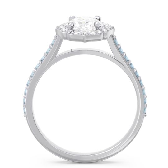 Halo Pave Oval Tapas Ring