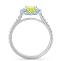 Halo Pave Oval Tapas Ring