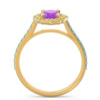 Halo Pave Oval Tapas Ring
