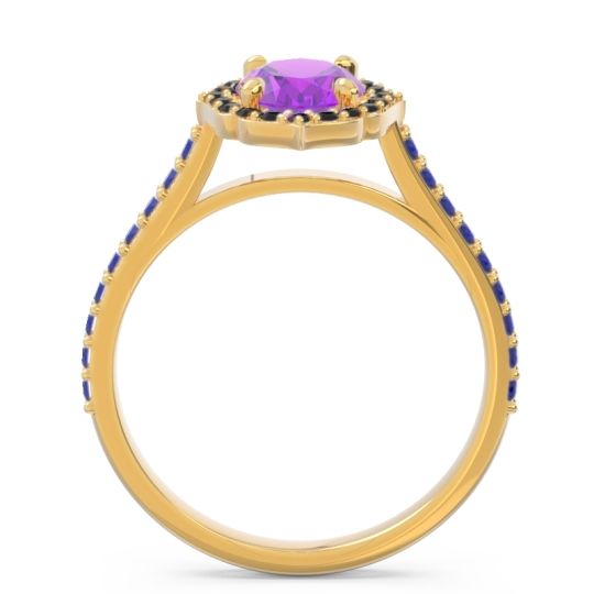 Halo Pave Oval Tapas Ring