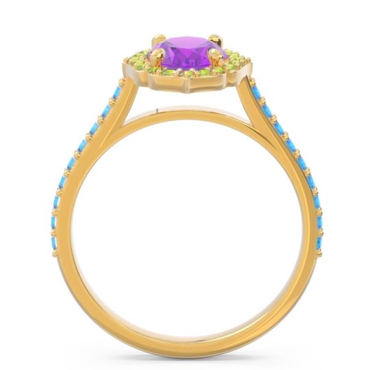 Halo Pave Oval Tapas Ring