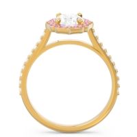 Halo Pave Oval Tapas Ring