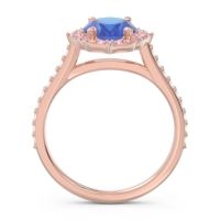 Halo Pave Grand Oval Prasava Ring