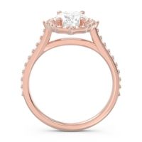 Halo Pave Grand Oval Prasava Ring