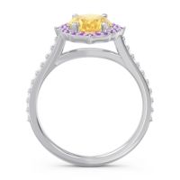 Halo Pave Grand Oval Prasava Ring