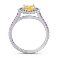 Halo Pave Grand Oval Prasava Ring