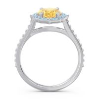 Halo Pave Grand Oval Prasava Ring