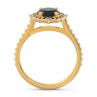Halo Pave Grand Oval Prasava Ring