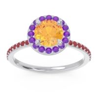 Halo Pave Citraka Ring