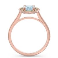 Halo Milgrain Pave Oval Kothari Ring
