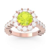 Halo Pave Varida Ring