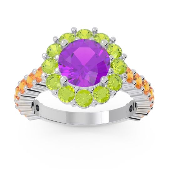 Halo Pave Varida Ring