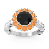 Halo Pave Varida Ring