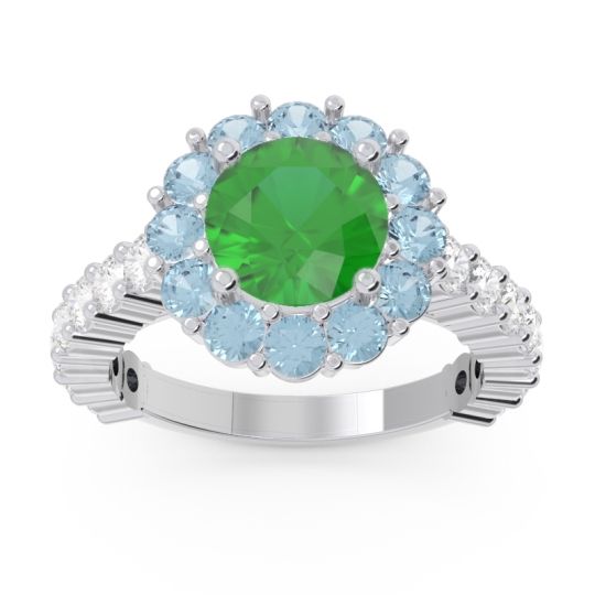 Halo Pave Varida Ring