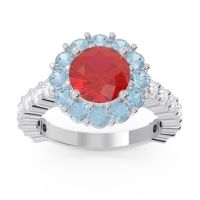 Halo Pave Varida Ring