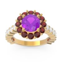 Halo Pave Varida Ring