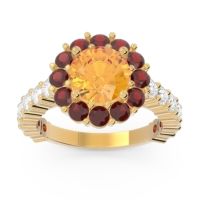 Halo Pave Varida Ring