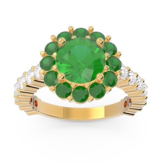 Halo Pave Varida Ring