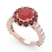 Halo Pave Varida Ring