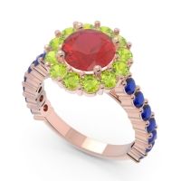 Halo Pave Varida Ring