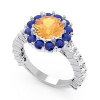 Halo Pave Varida Ring