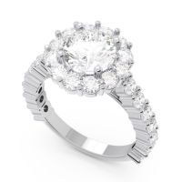 Halo Pave Varida Ring